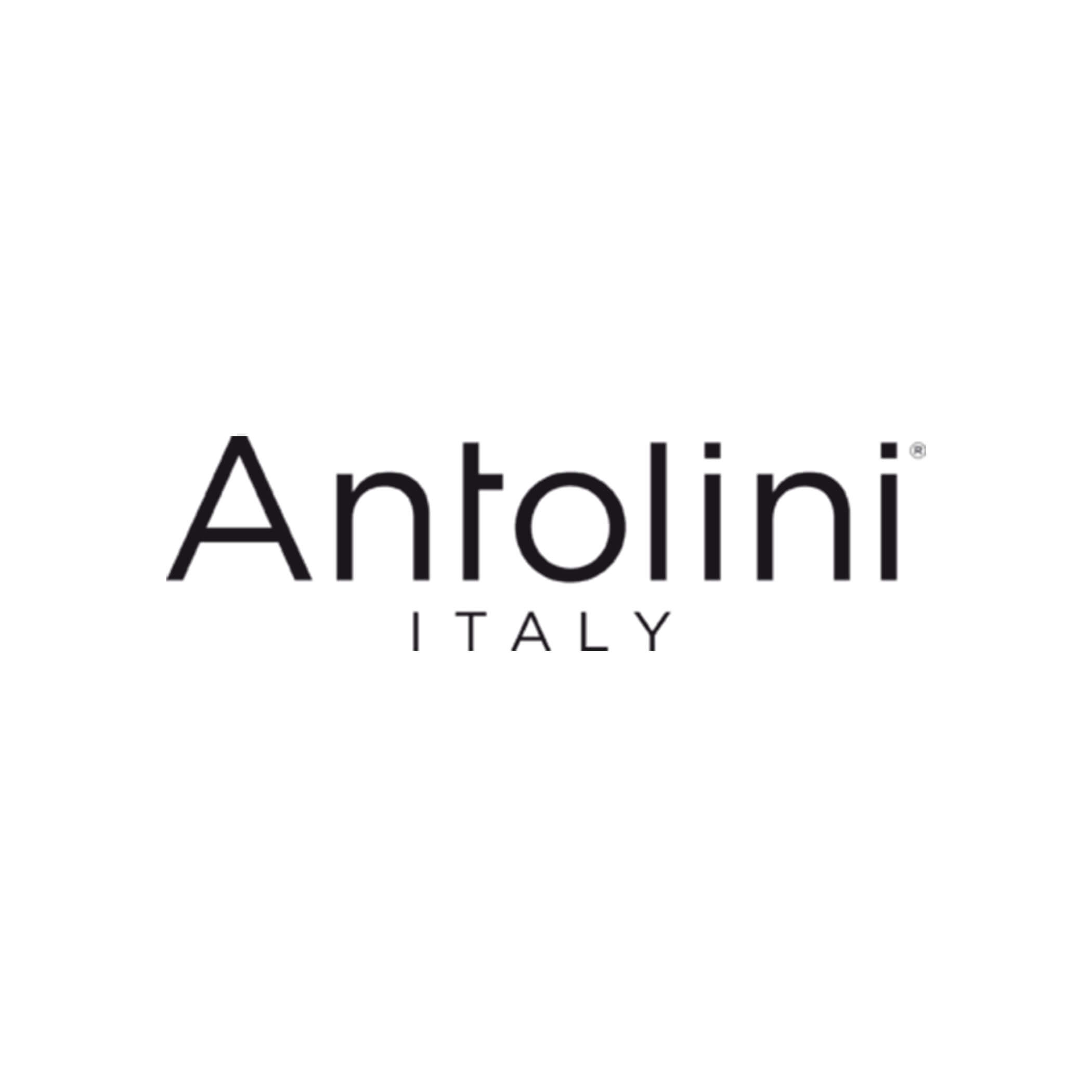 Black text Antolini ITALY on a white background, with Antolini in bold and ITALY below in smaller letters. - Scuola Sci Cortina
